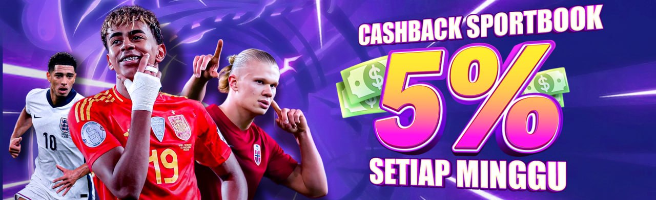 Cashback Mingguan Sportsbook 5%