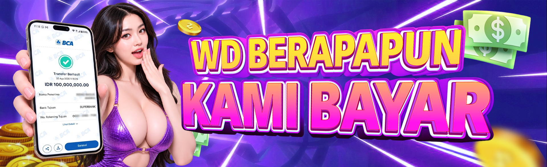 WD BERAPAPUN PASTI DIBAYAR