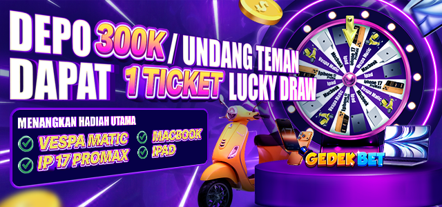 LUCKY WHEELS DOORPRIZE VESPA MATIC