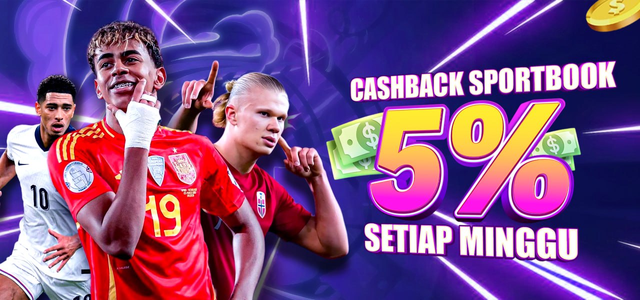 Cashback Mingguan Sportsbook 5%
