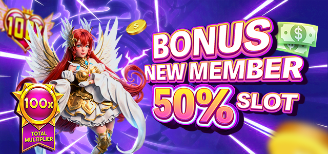 BONUS NEW MEMBER SLOT 50%