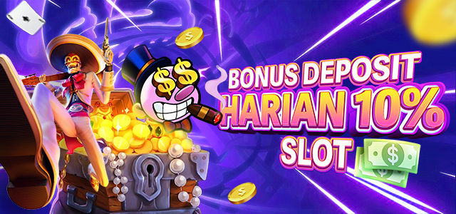 BONUS HARIAN SLOT 10%